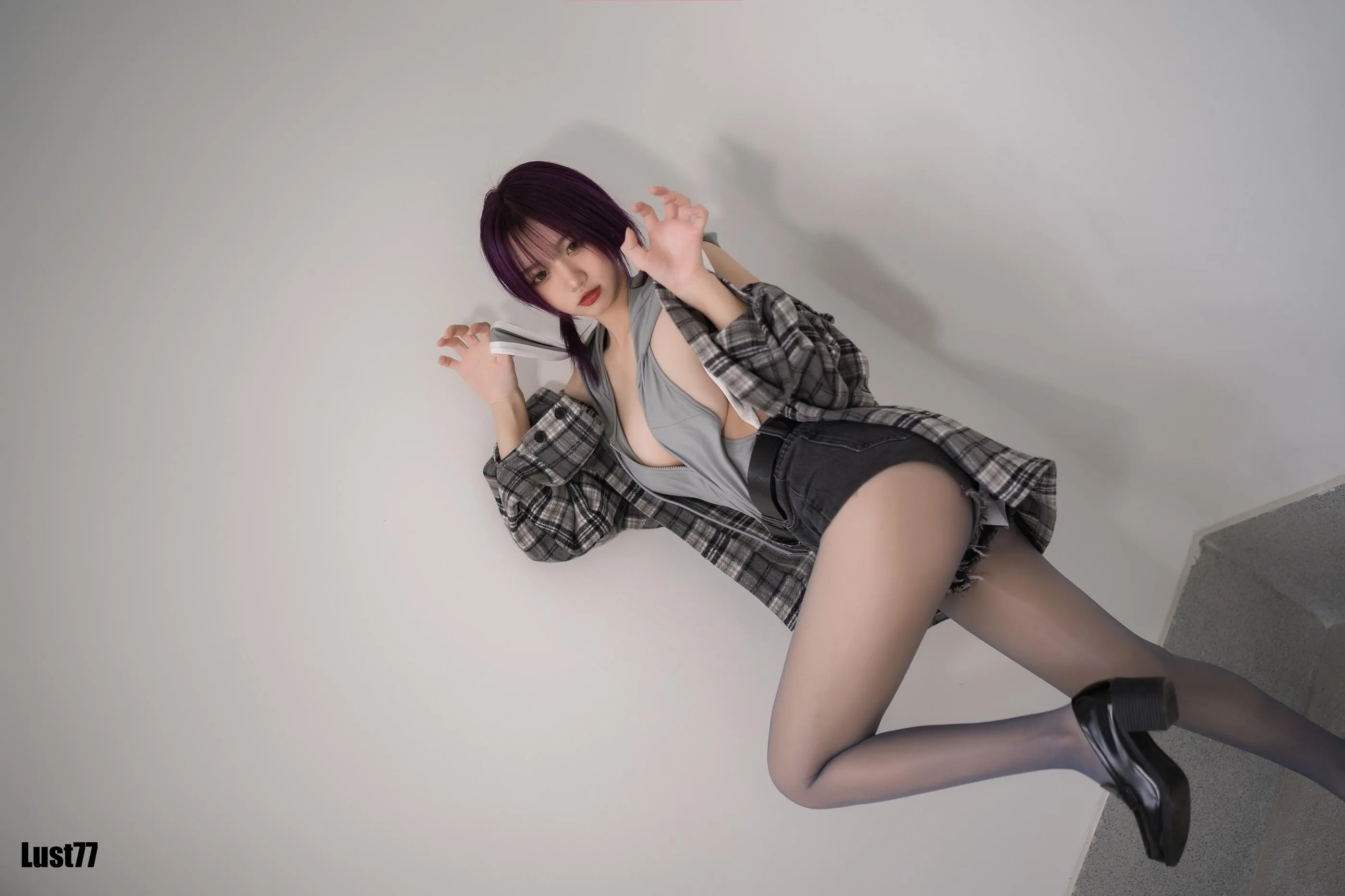 柒柒要乖额 – NO.050 小灰兔 [71P]插图